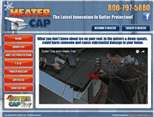 Tablet Screenshot of heatercap.com